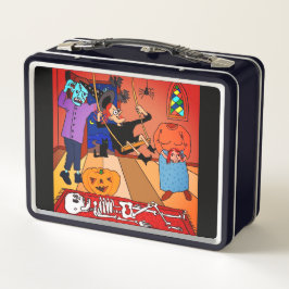 dalDesignによるハロウィンの金属のランチボックス メタルランチボックス