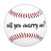 dalDesignNZで私の野球と結婚するか 野球ボール (裏面)