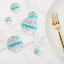 dalDesignNZによるお祝いのテーブルの紙吹雪