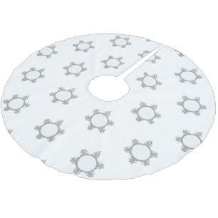 dalDesignNZによるクリスマスツリースカート ブラッシュドポリエステルツリースカート