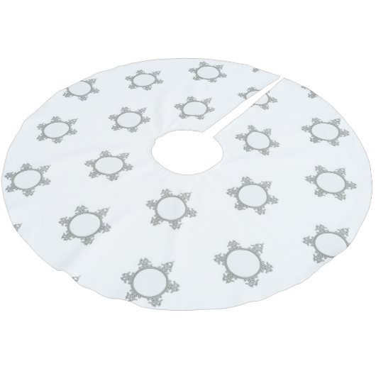 dalDesignNZによるクリスマスツリースカート ブラッシュドポリエステルツリースカート (アングル)