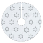 dalDesignNZによるクリスマスツリースカート ブラッシュドポリエステルツリースカート (正面)