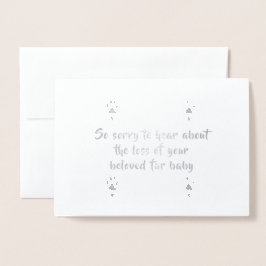 dalDesignNZによるドッグ悔やみや弔慰カード 箔カード