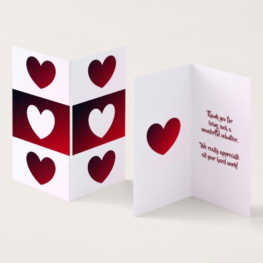 dalDesignNZによるボランティアサンキューカード (内部&外部)