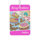 dalDesignNZによるメリークリスマスアンバーカー・フレッシュナー カーエアーフレッシュナー (裏面)