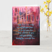 dalDesignNZによる大きな共感書 カード (黄色い花)