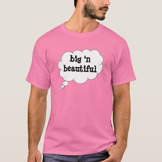 dalDesignNZによる大きな'n美しいtシャツ Tシャツ (正面)