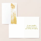 dalDesignNZによる悔やみや弔慰ホイルカード 箔カード (ディスプレー)