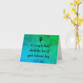 dalDesignNZによる犬の共感カード カード (黄色い花)