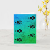 dalDesignNZによる犬の共感カード カード (黄色い花)