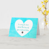 dalDesignNZによる犬の共感カード カード (黄色い花)