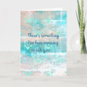 dalDesignNZによる結婚の申し出カード カード (正面)