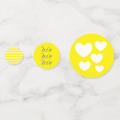 dalDesignNZによる結婚式のテーブルの紙吹雪 コンフェッティ (正面)