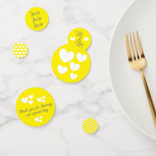 dalDesignNZによる結婚式のテーブルの紙吹雪 コンフェッティ (グループ)