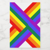 dalDesignNZによる虹のラベル（1枚あたり10） フードラベル (シングルラベル)