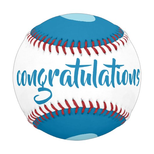 dalDesignNZによる野球おめでとう 野球ボール (裏面)