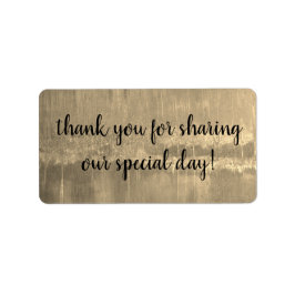 dalDesignNZによる金ゴールドラベル（18枚） ラベル