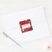 dalDesignNZによる食品シールの有効期限(使用) スクエアシール (封筒)