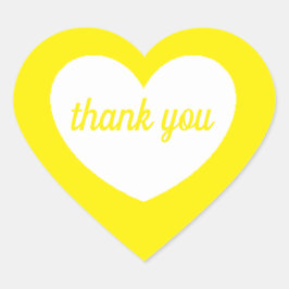 dalDesignNZによる黄色のハートシール（20枚） ハートシール