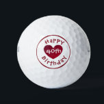 dalDesignNZによる40th Birthdayのゴルフボール ゴルフボール<br><div class="desc">... 愛xで作られた</div>