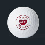 dalDesignNZによる40th Birthdayのゴルフボール ゴルフボール<br><div class="desc">... 愛xで作られた</div>
