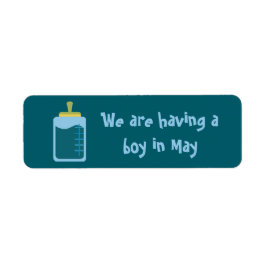 dalDesignNZによる5月のシールに男の子を持つ ラベル
