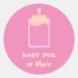 dalDesignNZによる5月のベビースタンプ ラウンドシール