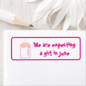 dalDesignNZによる6月のシールで少女を期待 ラベル (インサイチュ)