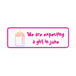 dalDesignNZによる6月のシールで少女を期待 ラベル