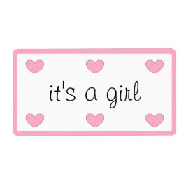 dalDesignNZのガールシール ラベル