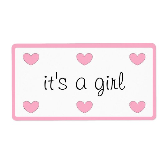 dalDesignNZのガールシール ラベル (正面)