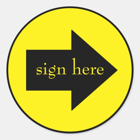 dalDesignNZのスタンプをここに署名 ラウンドシール (正面)