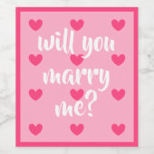 dalDesignNZのワインラベルで結婚する ワインラベル (シングルラベル)