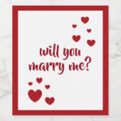 dalDesignNZのワインラベルと結婚する ワインラベル (シングルラベル)