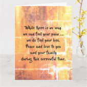 dalDesignNZの共感書 カード (黄色い花)