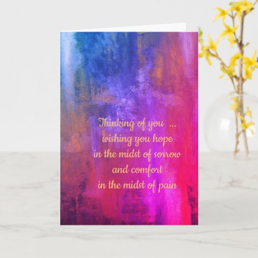 dalDesignNZの共感書 カード (黄色い花)