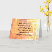 dalDesignNZの共感書 カード (黄色い花)