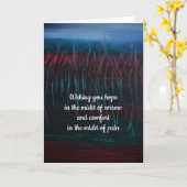 dalDesignNZの共感書 カード (黄色い花)