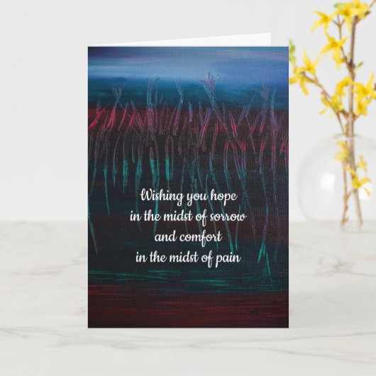 dalDesignNZの共感書 カード (黄色い花)