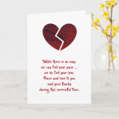 dalDesignNZの共感書 カード (黄色い花)