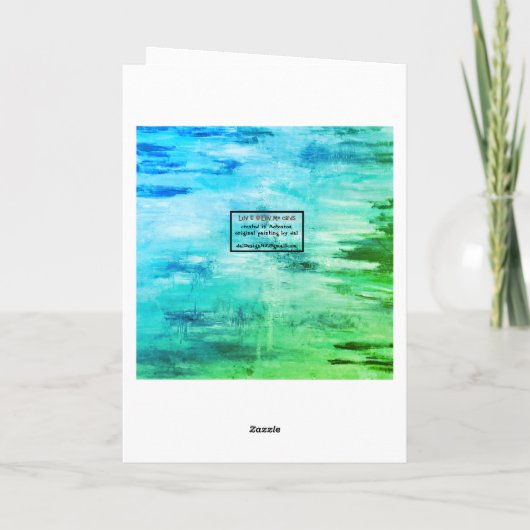 dalDesignNZの哀悼カード カード (裏面)