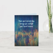 dalDesignNZの誕生日カード カード (正面)