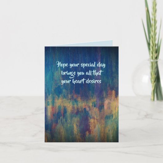 dalDesignNZの誕生日カード カード (正面)