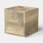 dalDesignNZ結婚のケーキボックス フェイバーボックス (裏面サイド)