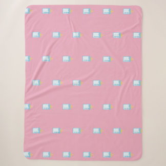 dalDesignNZ製のベビー シェルパブランケット