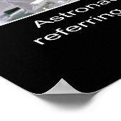 Dale A. Gardner宇宙飛行士は「For Sale」の看板を掲げている ポスター (角)