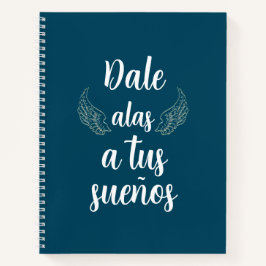 Dale alas a tus sueños Bullet journal Turqueza ノートブック