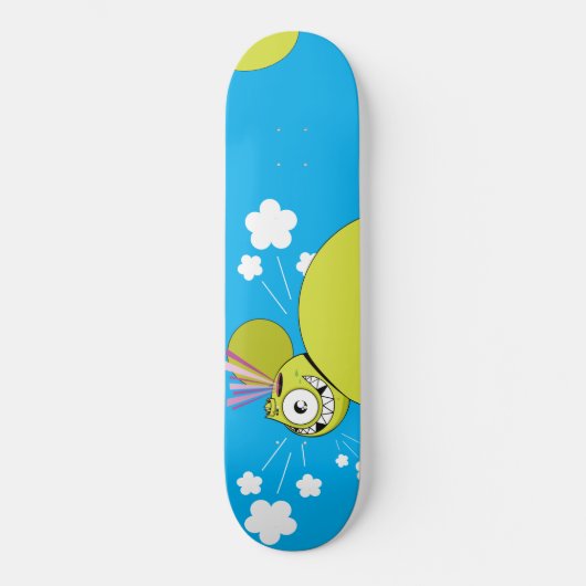 Dalek "虹思考" スケートボード (正面)