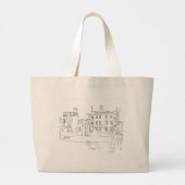 Dalhousie Castle, Scotland Tote Bag ラージトートバッグ (裏面)