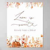 Dall Pumpkin素朴 Love is sweet Take a Treat ポスター (正面)